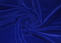 China Royalblue Polyester Micro Velvet Fabric Hgih Density Anti-Static distributor